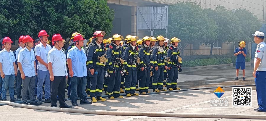 PA视讯起劲配合消防联合演练，，共筑清静生产防线